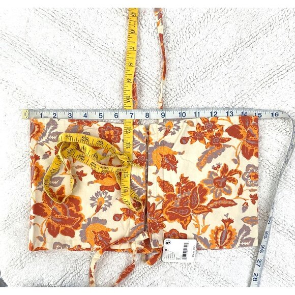 FREE PEOPLE Summer Of Love TOP Bandeau CONVERTIBLE TOP NATURAL ORANGE S - Picture 13 of 16